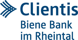 Logo der Clientis Biene Bank im Rheintal