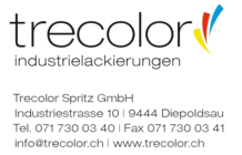 Logo der Trecolor Spritz GmbH, Industrielackierungen aus Diepoldsau